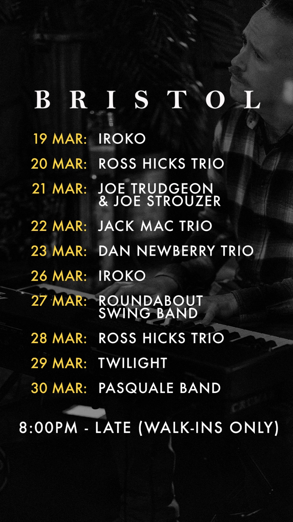 March's Magnificent Music Line Up!