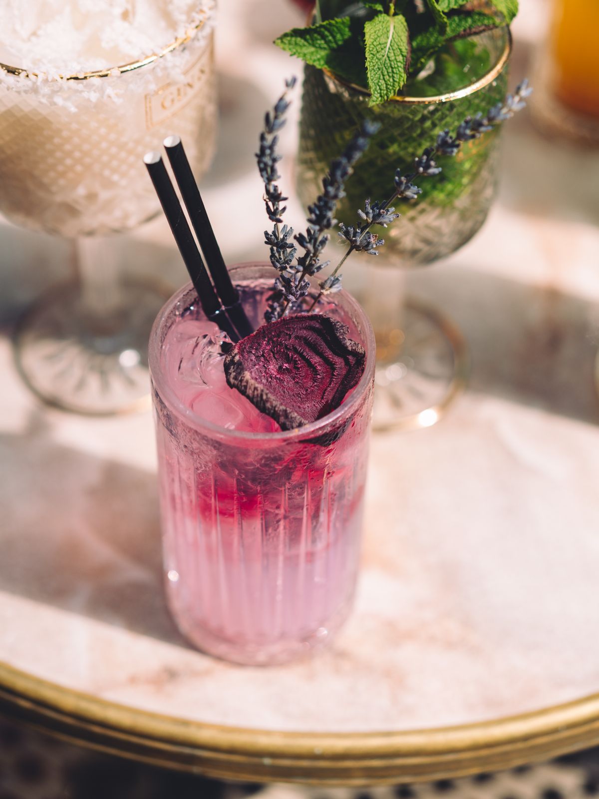 Unveiling the Sensational 'Purple Haze' Cocktail.
