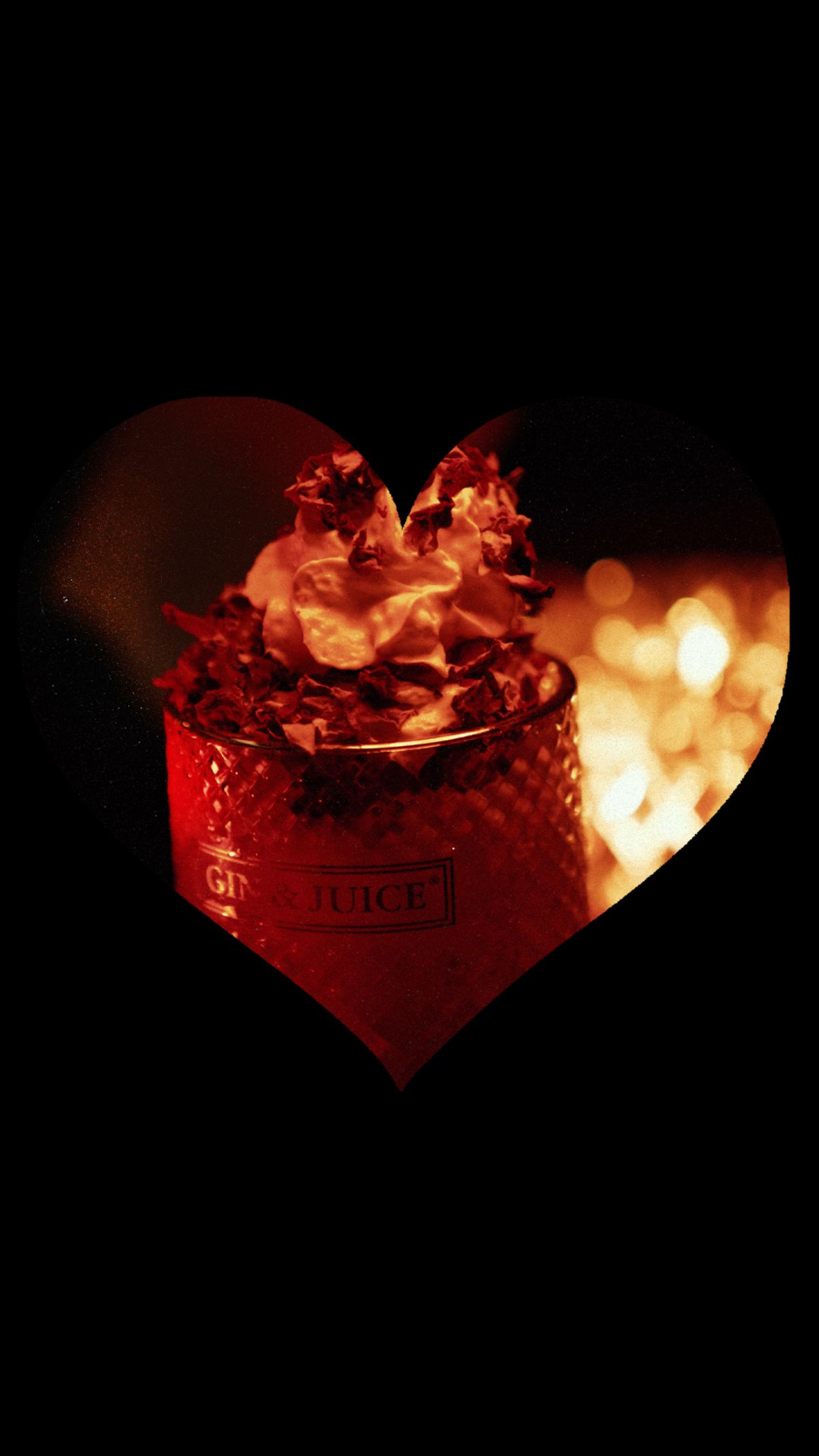 New Valentine's Cocktail Menu.