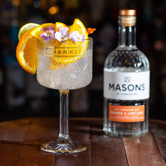 Masons Orange & Lime Leaf