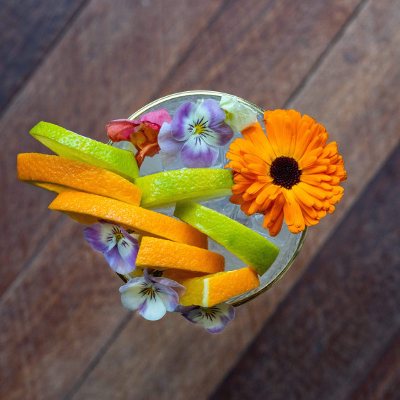 Masons Orange & Lime Leaf