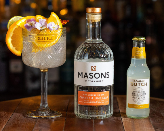 Masons Orange & Lime Leaf