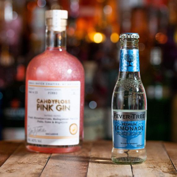 Pink Strawberry Candy Floss Organic Craft Gin