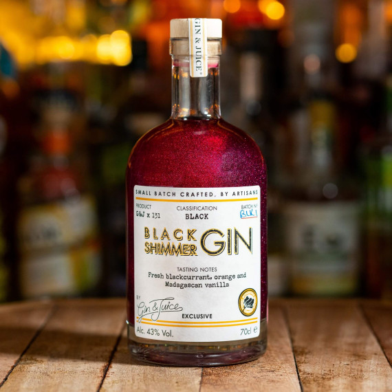 Black Shimmer Candy Floss Organic Craft Gin