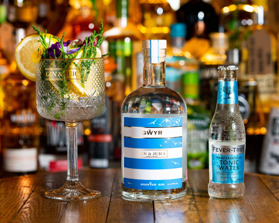 Gin & Juice ROOFTOP Limited Edition Colab Organic Craft Gin
