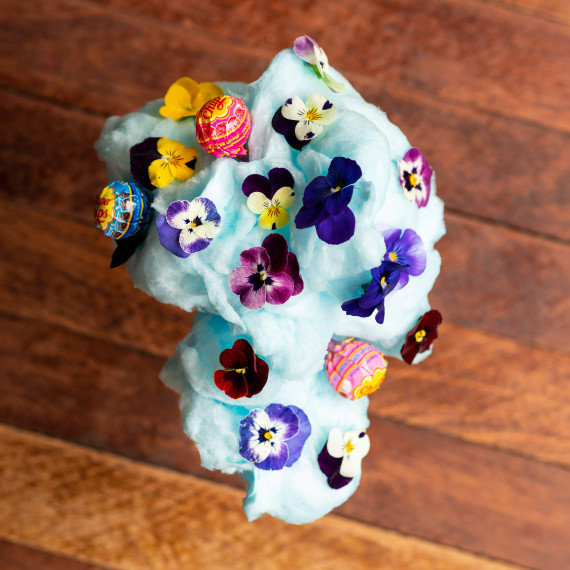 Blue Shimmer Candy Floss Organic Craft Gin