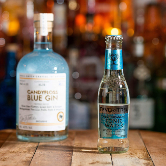 Blue Shimmer Candy Floss Organic Craft Gin
